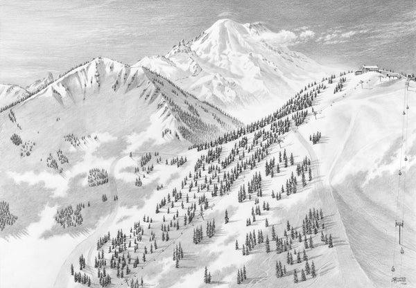 Crystal Mountain Sketch – James Niehues