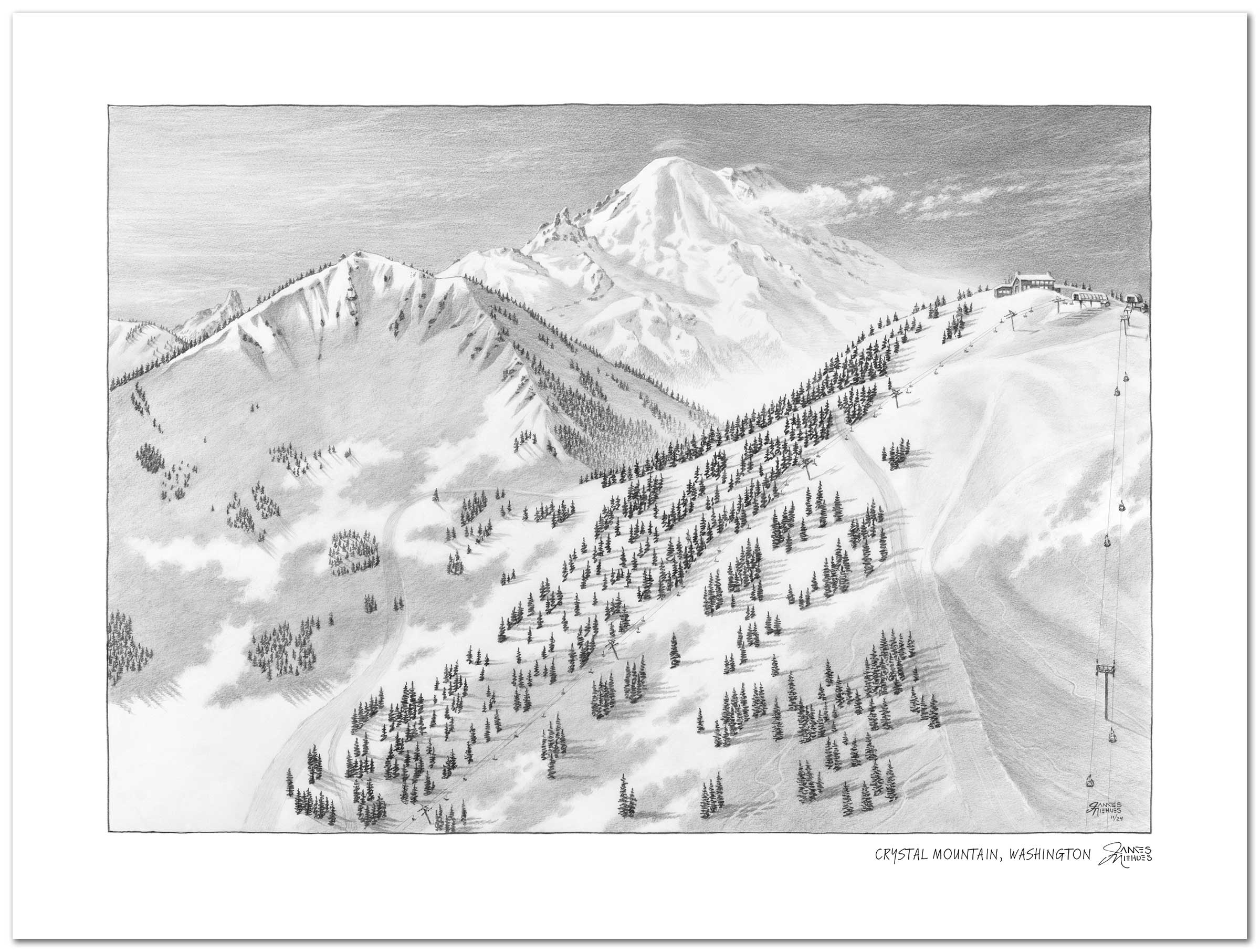 Crystal Mountain Sketch