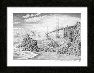 Golden Gate Bridge Sketch