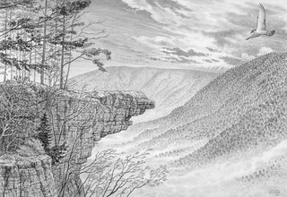 Hawksbill Crag Sketch