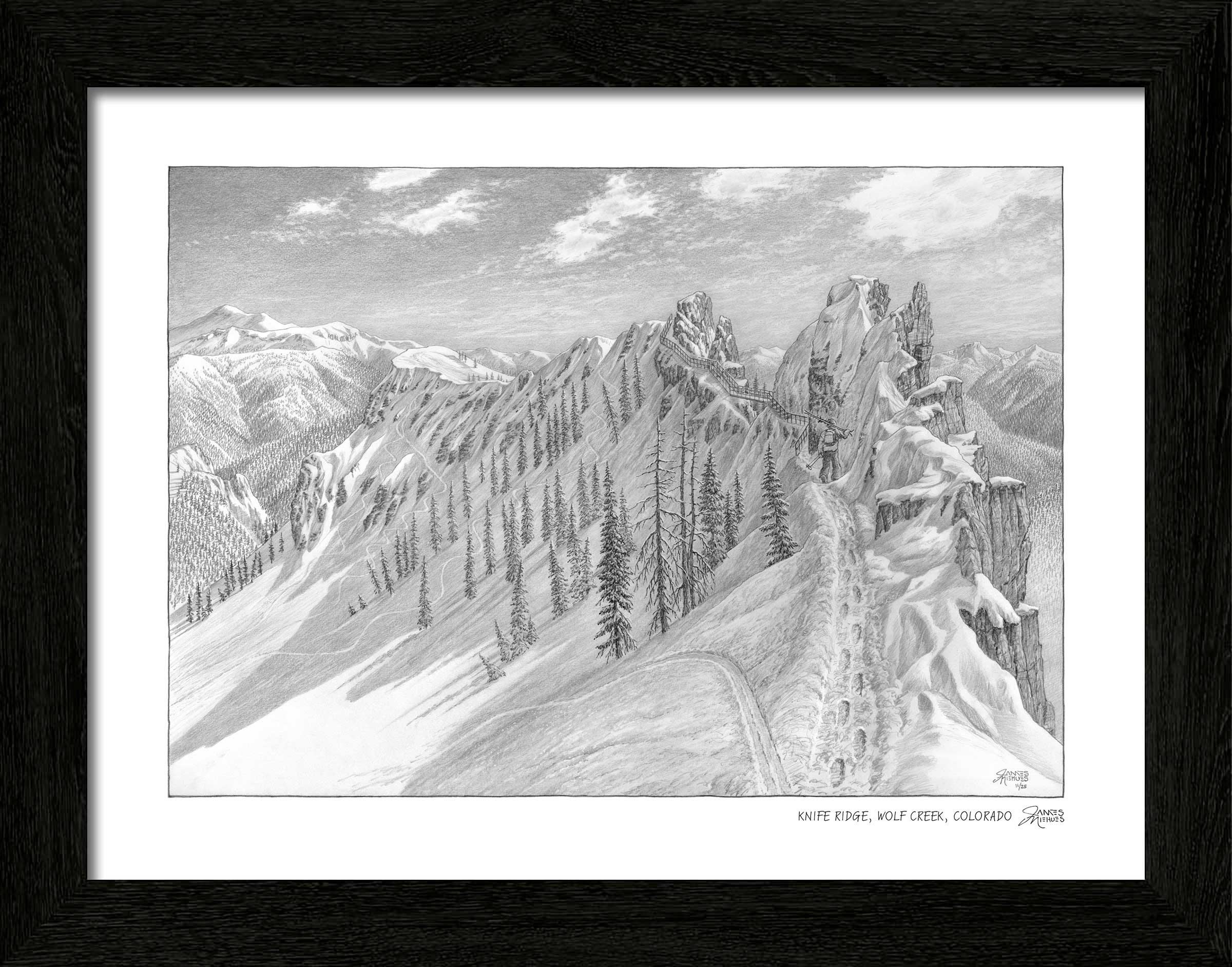 Knife Ridge Sketch