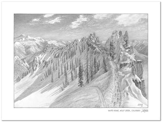 Knife Ridge Sketch