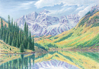 Maroon Bells Wilderness Sketch