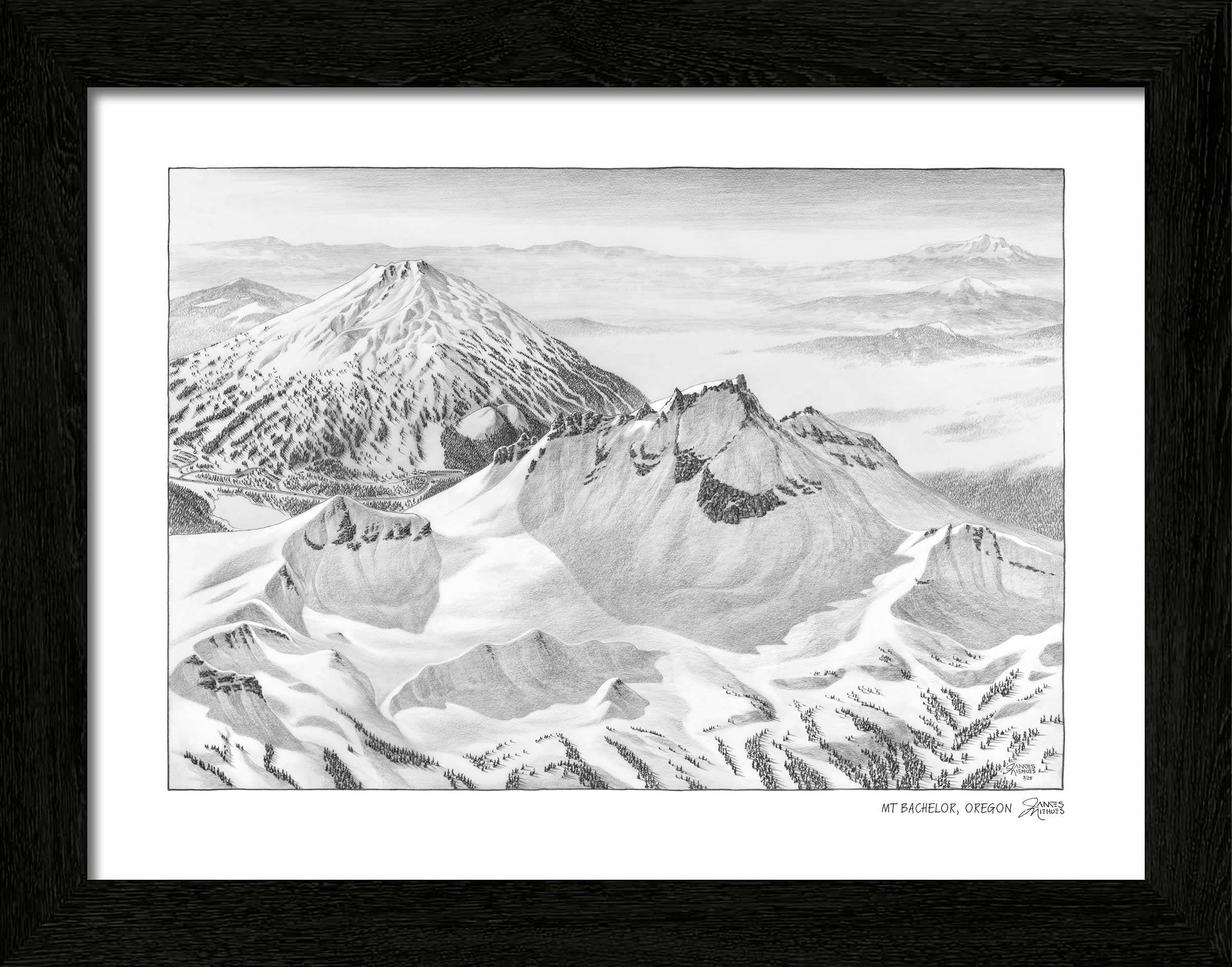 Mount Bachelor Sketch
