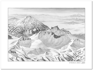 Mount Bachelor Sketch