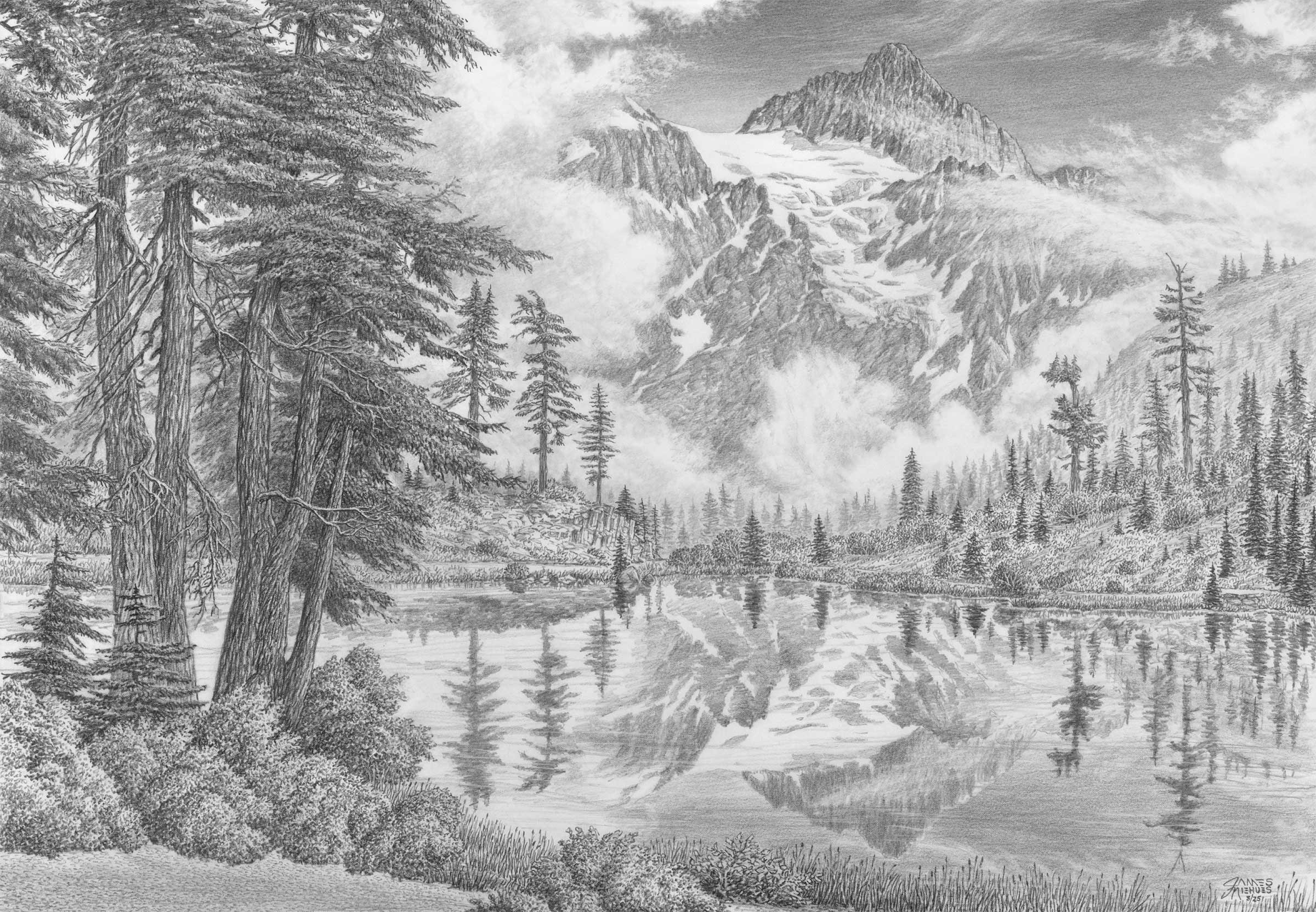 Mount Shuksan Sketch