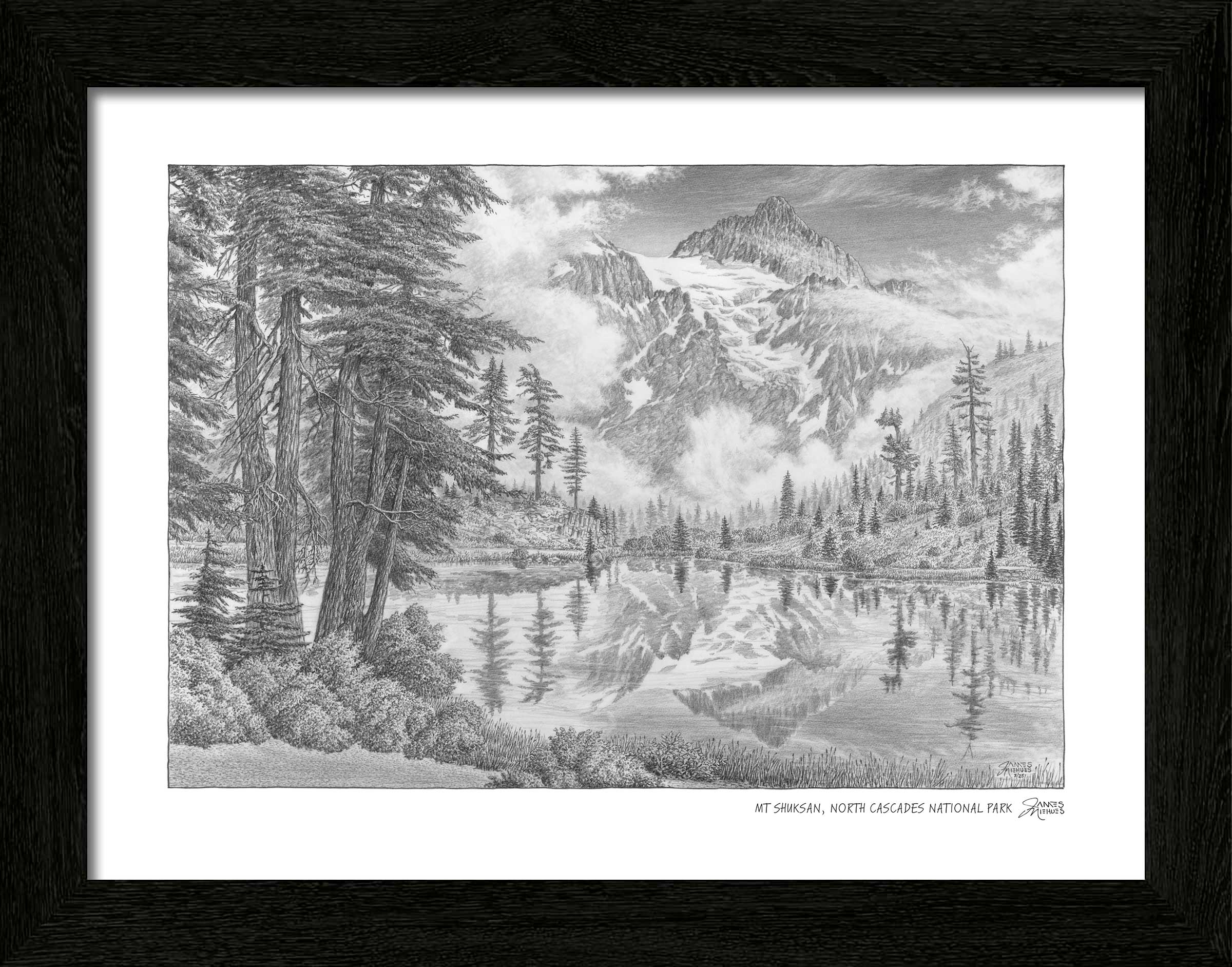 Mount Shuksan Sketch