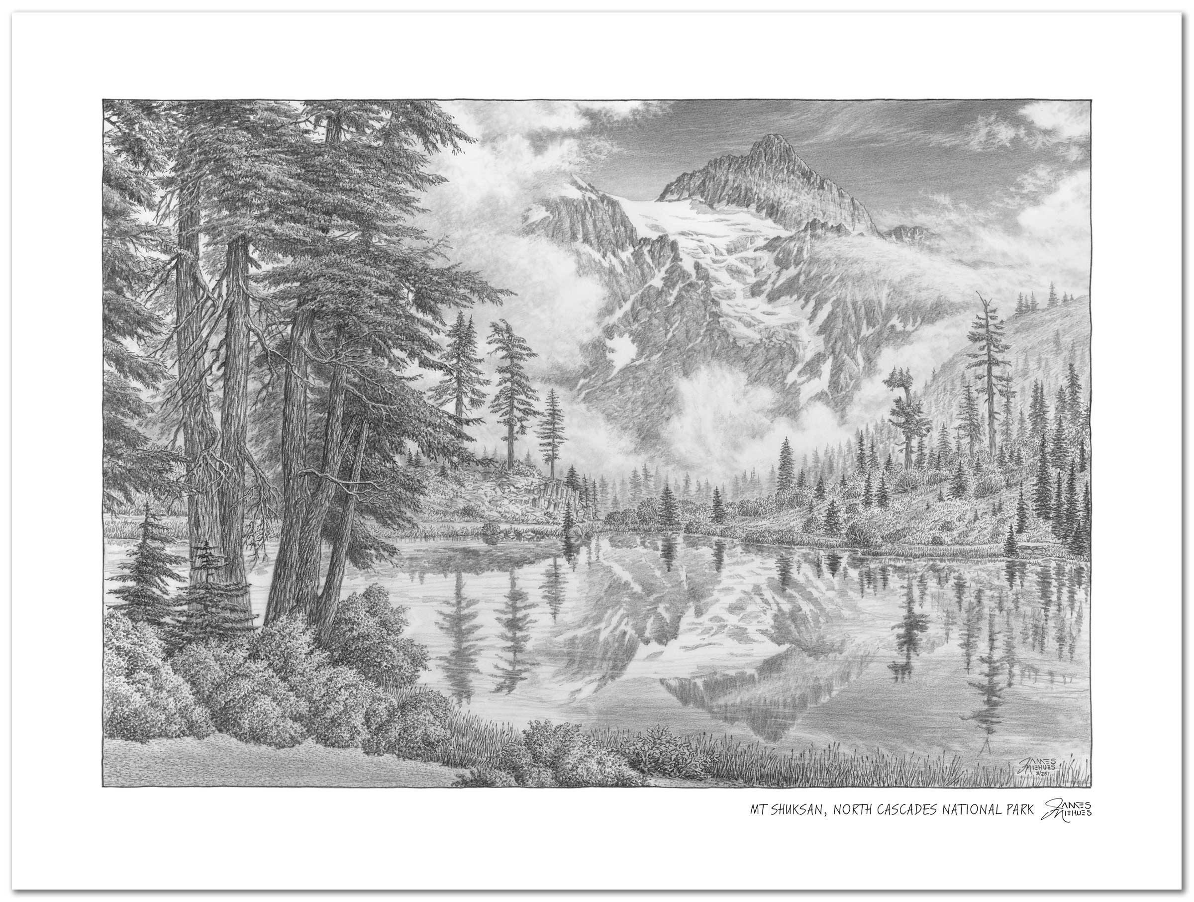Mount Shuksan Sketch