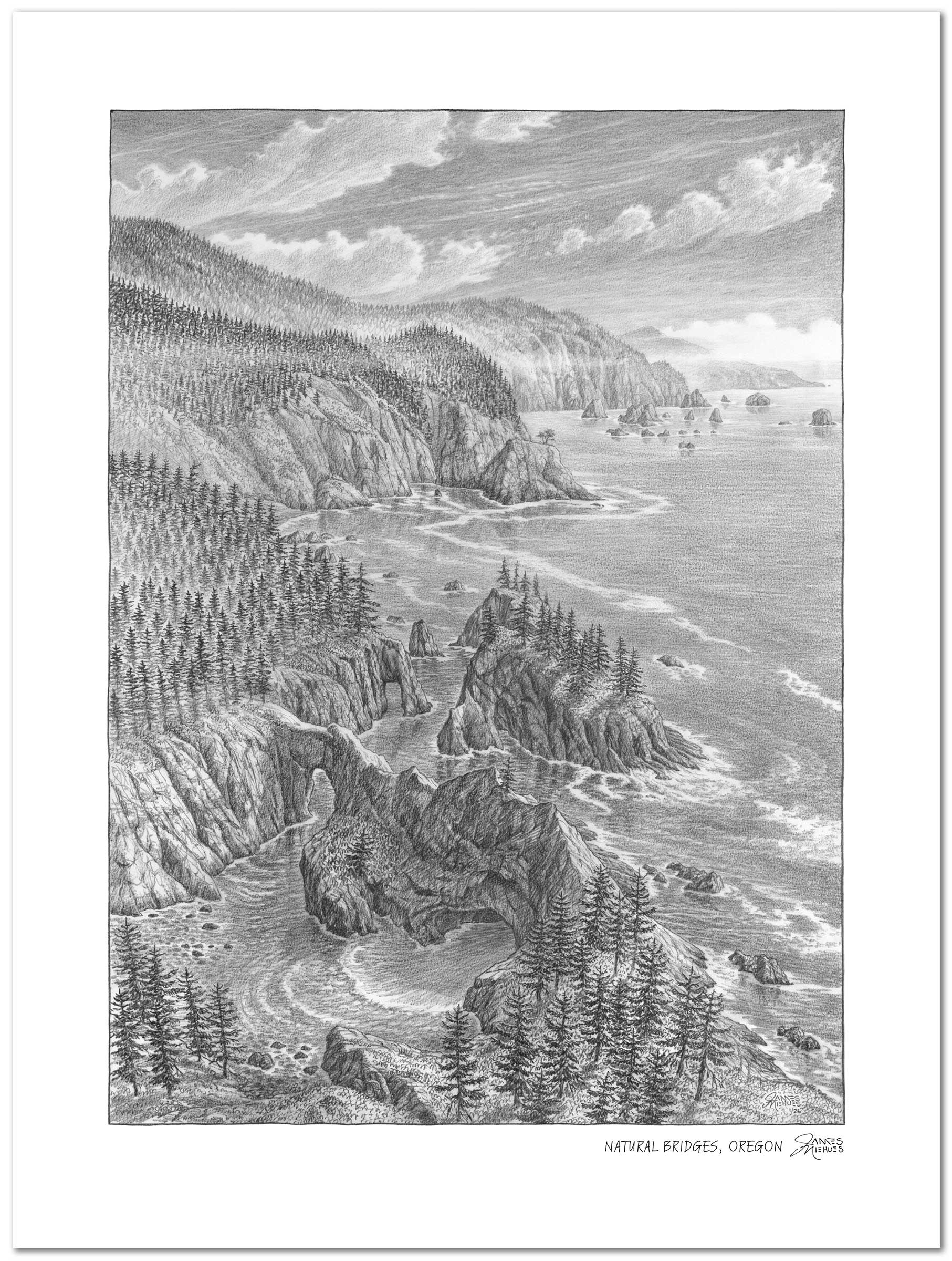 Natural Bridges Sketch
