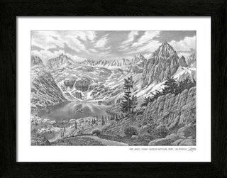 Rae Lakes Sketch