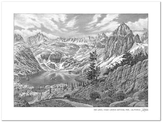 Rae Lakes Sketch