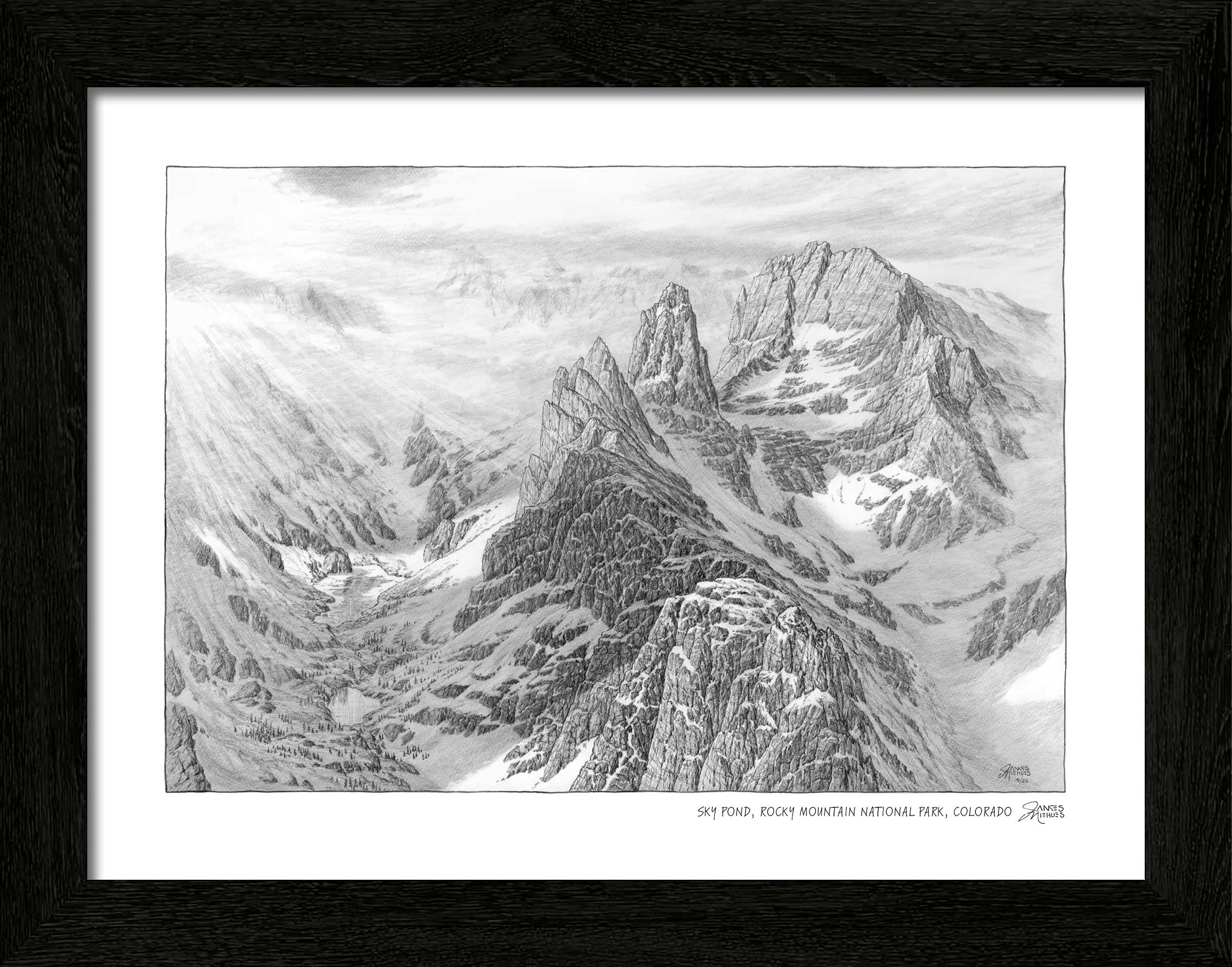 Sky Pond Sketch