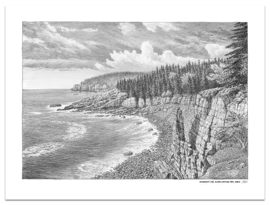 Acadia National Park Sketch