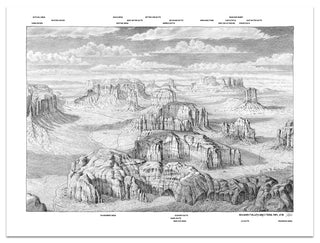 Monument Valley Navajo Tribal Park Sketch