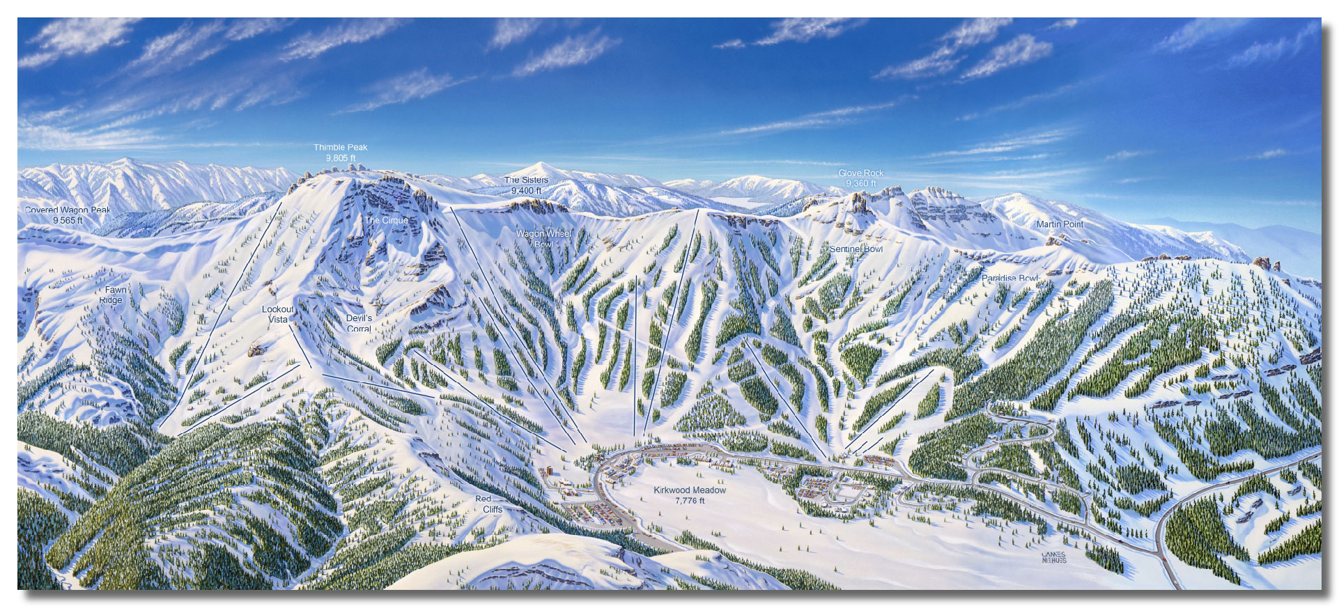 Kirkwood Ski | Kirkwood Ski Map | by James Niehues