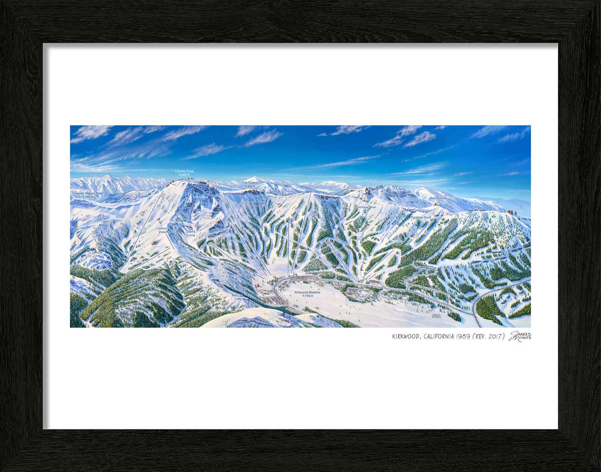 Kirkwood Ski Map – James Niehues