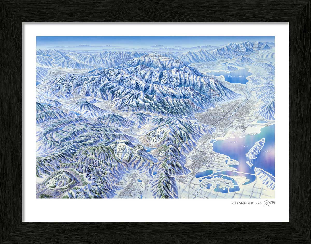 Utah State Ski Map