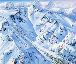 Blackcomb Glacier Ski Map