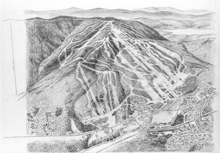 Original Mount Snow 1995 Sketch