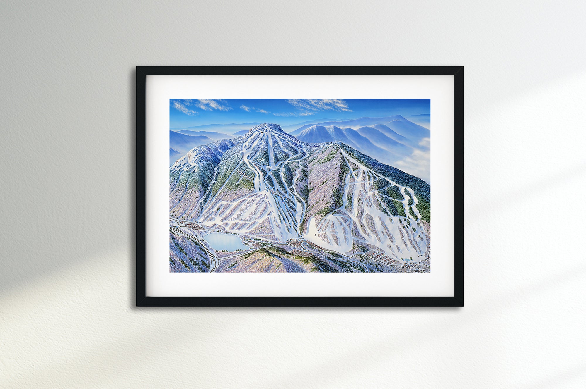 Original Cannon Mountain 2007 Painting – James Niehues