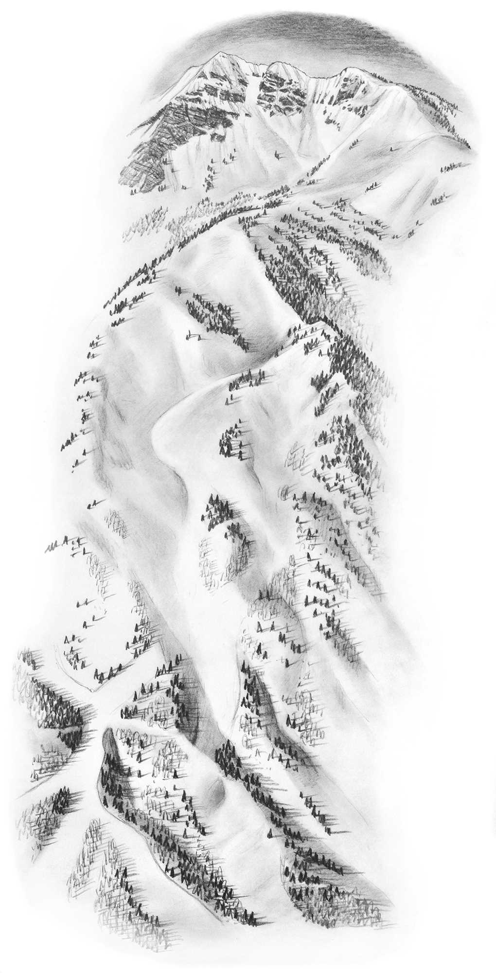 Original Olympic Downhill 2000 Sketch