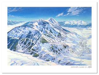 Crested Butte Colorado | Crested Butte Ski Map | by James Niehues