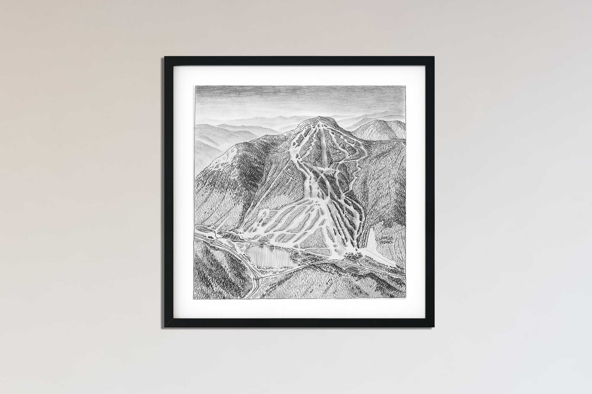 Original Cannon Mountain 1999 Sketch – James Niehues