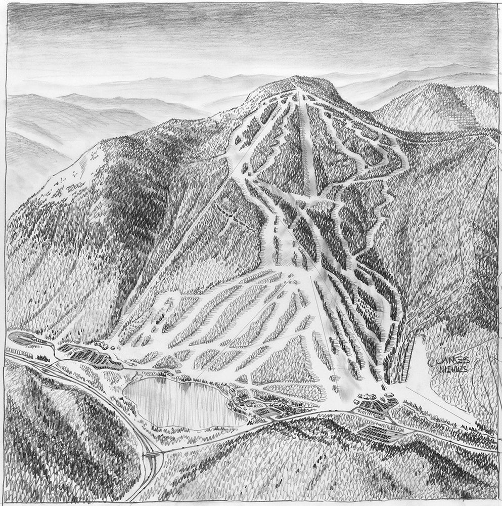 Original Cannon Mountain 1999 Sketch – James Niehues