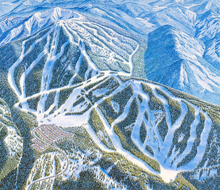 Original Sierra-at-Tahoe 2000 Painting
