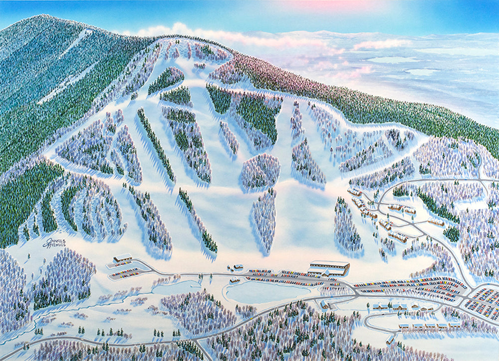 Original Crotched Mountain 2004 Painting – James Niehues