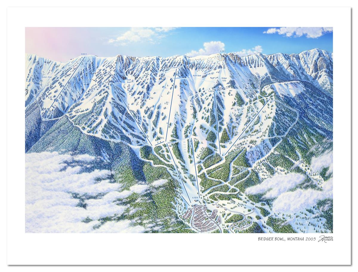 Bridger Bowl Map | Bridger Bowl Ski Area | by James Niehues