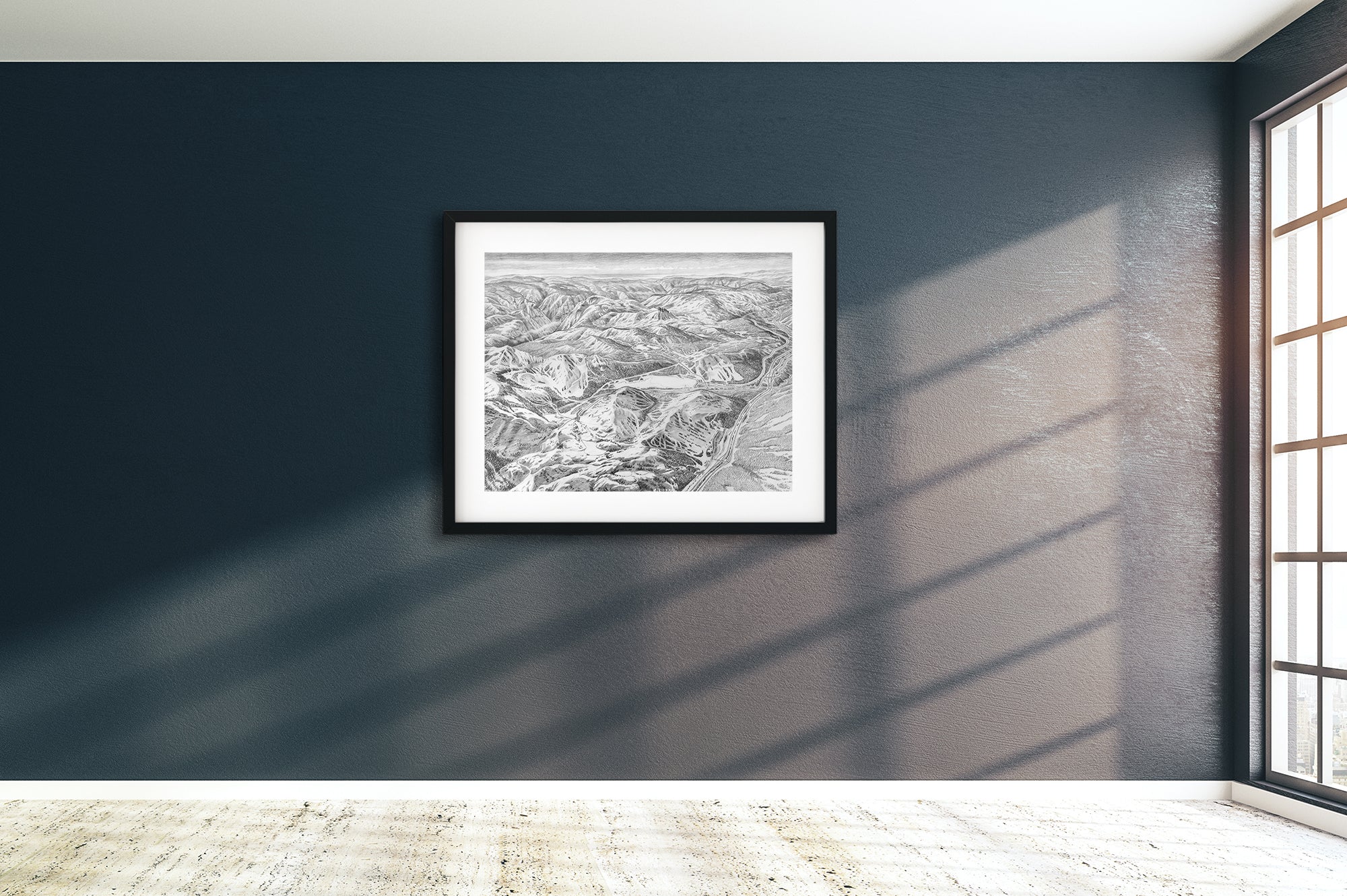 Original Donner Pass 1995 Regional Sketch