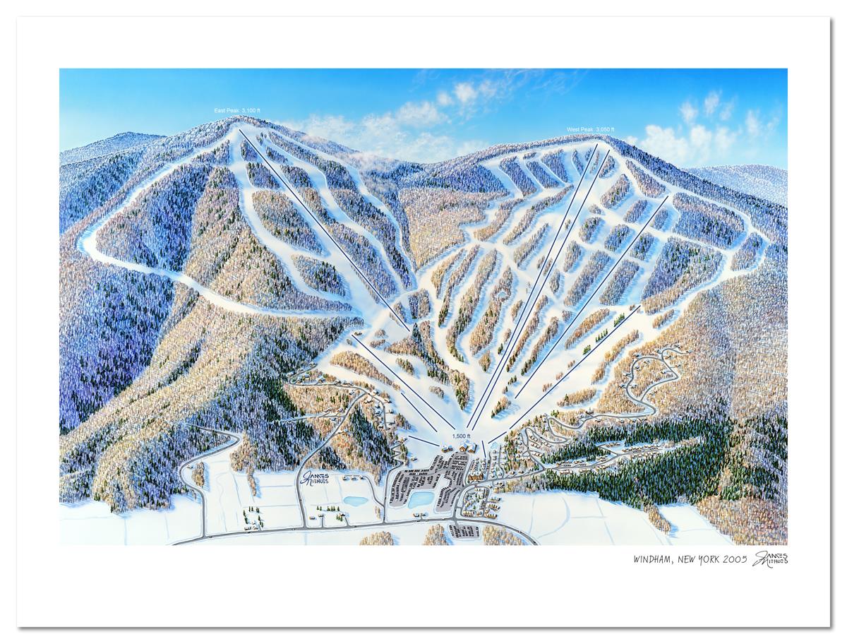 Windham Ski Map – James Niehues