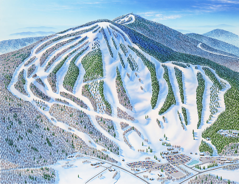 Original Pats Peak 2005 Painting