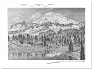 Mount Rainier National Park Sketch