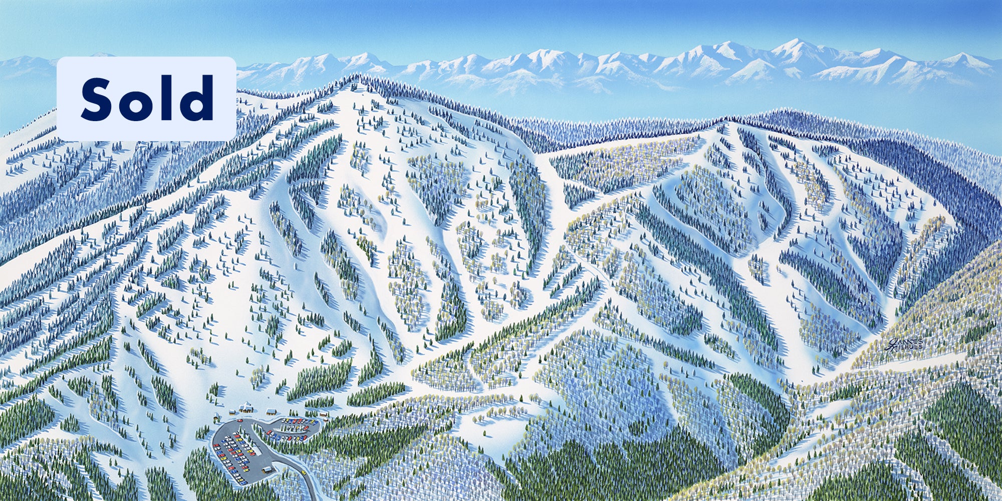 Original Beaver Mountain 2011 Painting