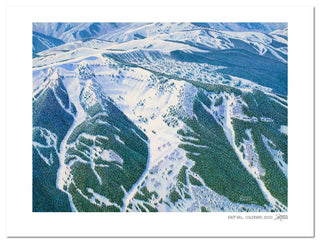 East Vail Ski Map