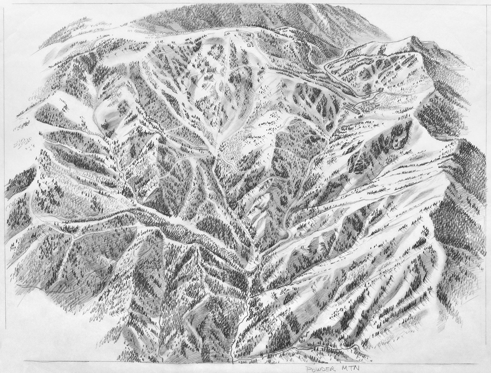 Original Powder Mountain 2011 Sketches