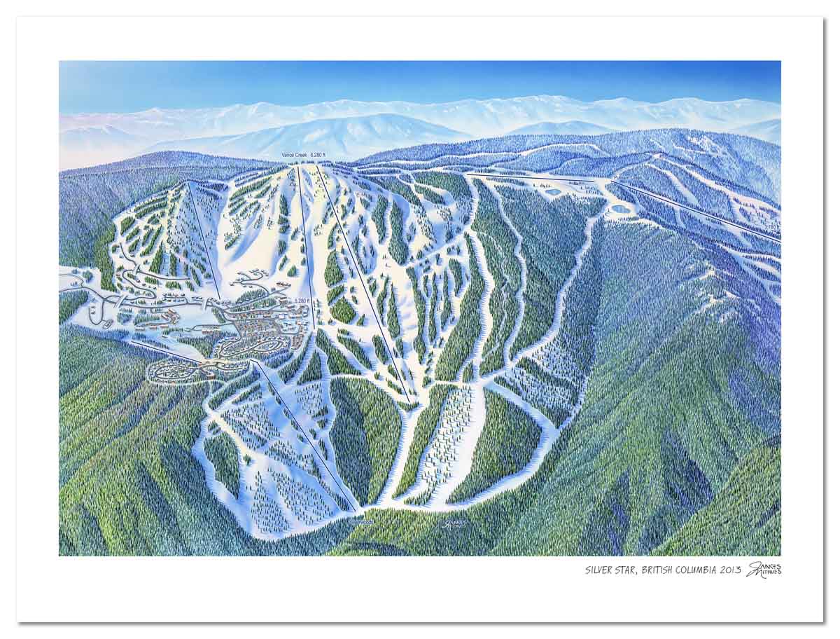 Sun Peaks Best End Of Season Ski Sales Silver Star Ski Map