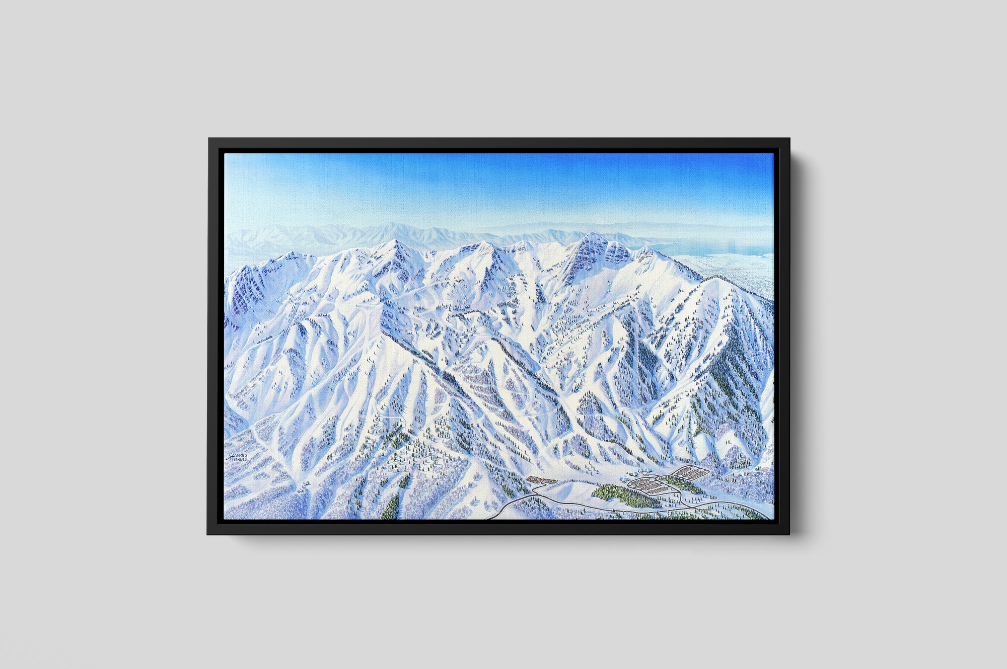 Signed Limited Edition 2005 Snowbasin Canvas