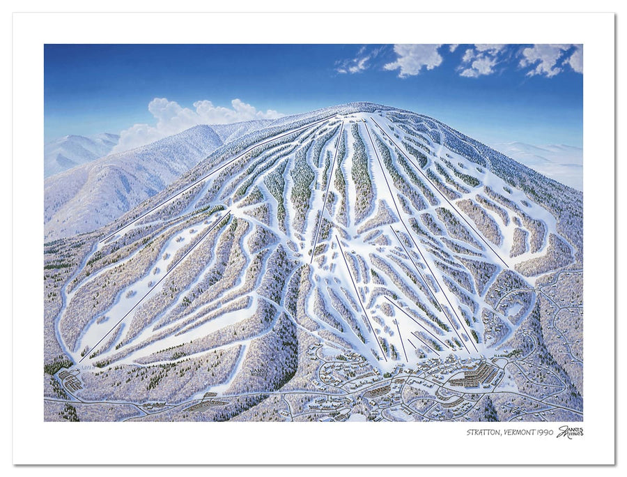 Stratton Ski Map – James Niehues