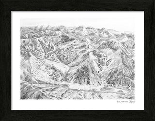 Alta Ski Area Sketch
